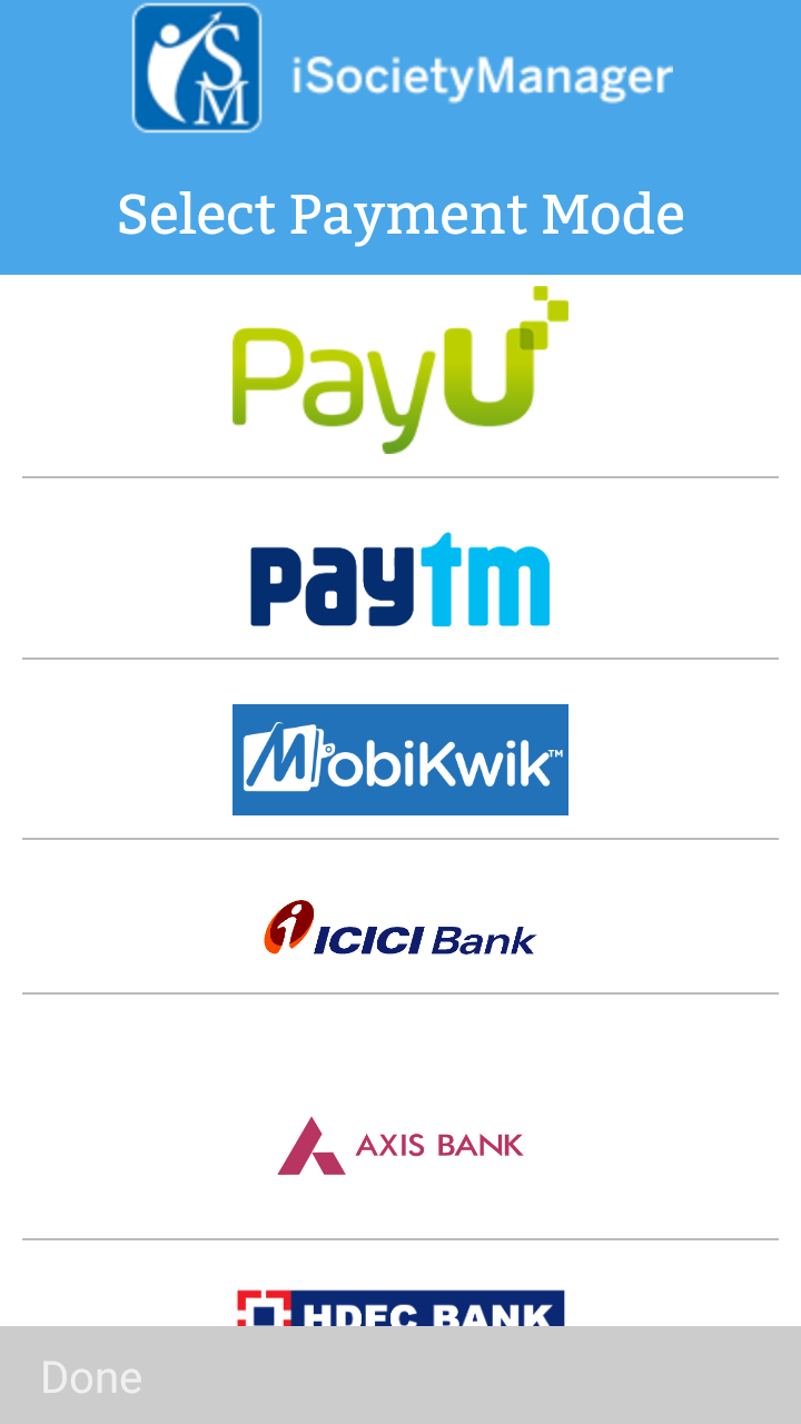 online payment gateway options in isocietymanager