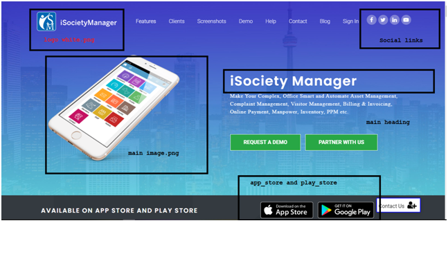 customise your society website