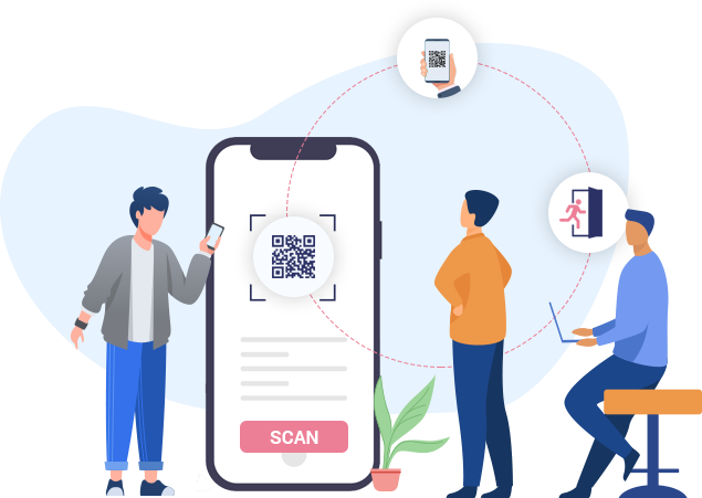 qr based visitor management system