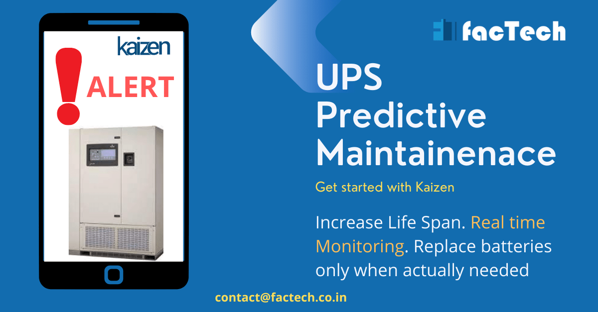 UPS Monitoring and Predicitive Maintenance in CAFM CMMS