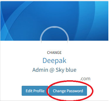 change password from profile ui after login