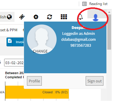 change login password in factech isociety manager after login