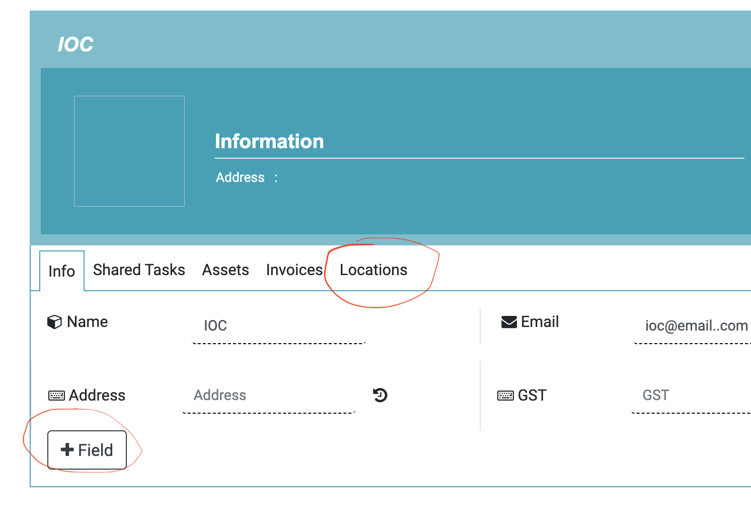 Add vendor in procurement erp yardi