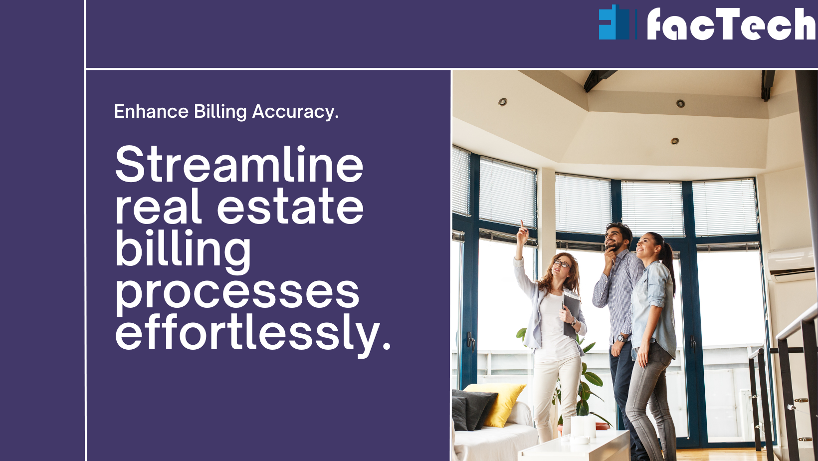 Streamline real estate billing processes effortlessly.
