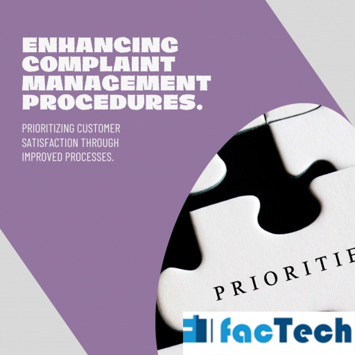 Enhancing Complaint Management Procedures.