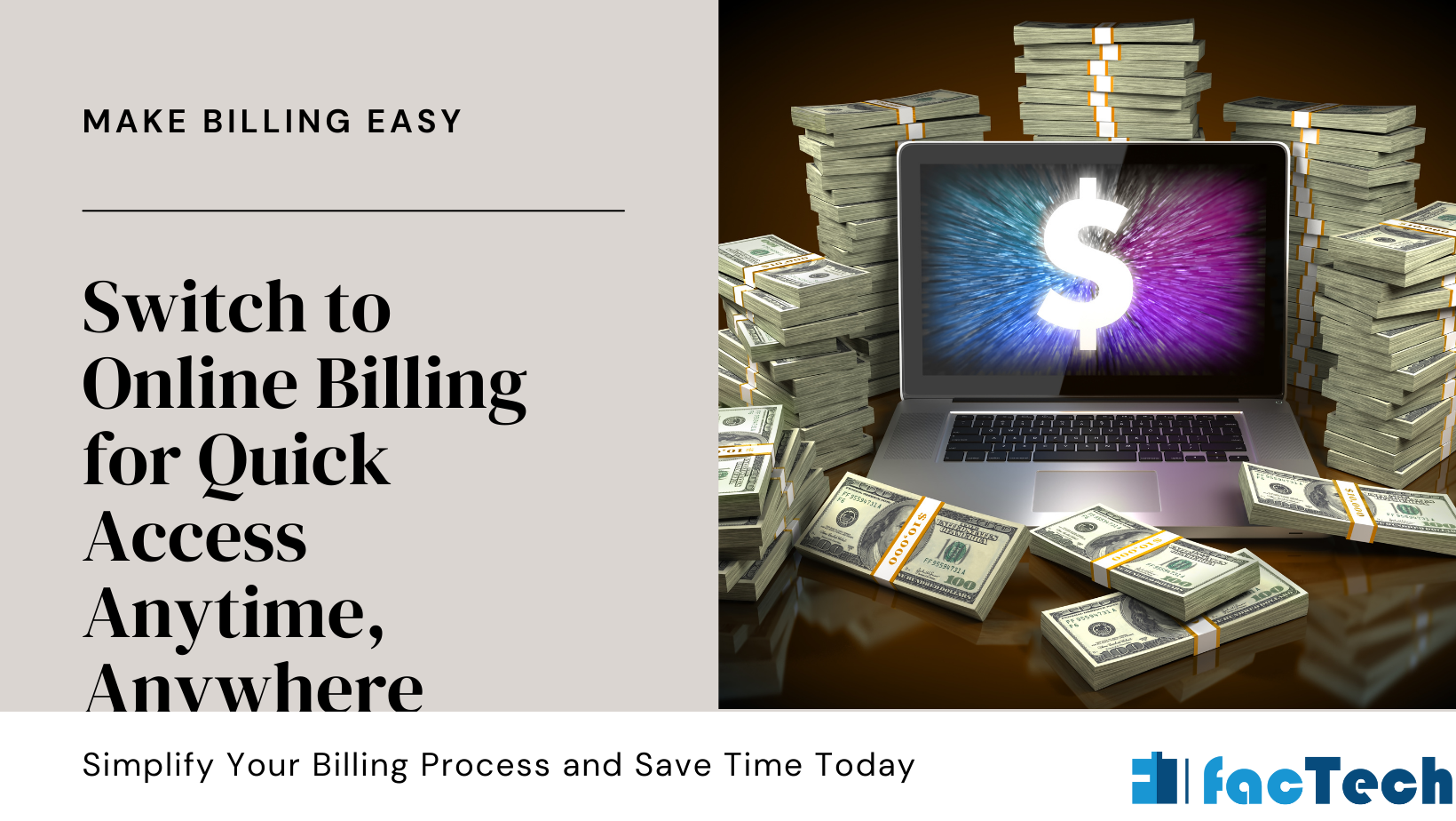 Switch to Online Billing for Quick Access Anytime, Anywhere