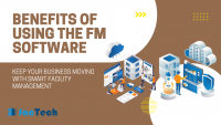 the image presenting the text: benefits of using the FM software by https://factech.co.in/